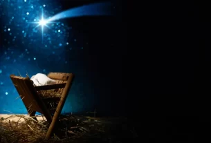 uma manjedoura simbolizando o Natal